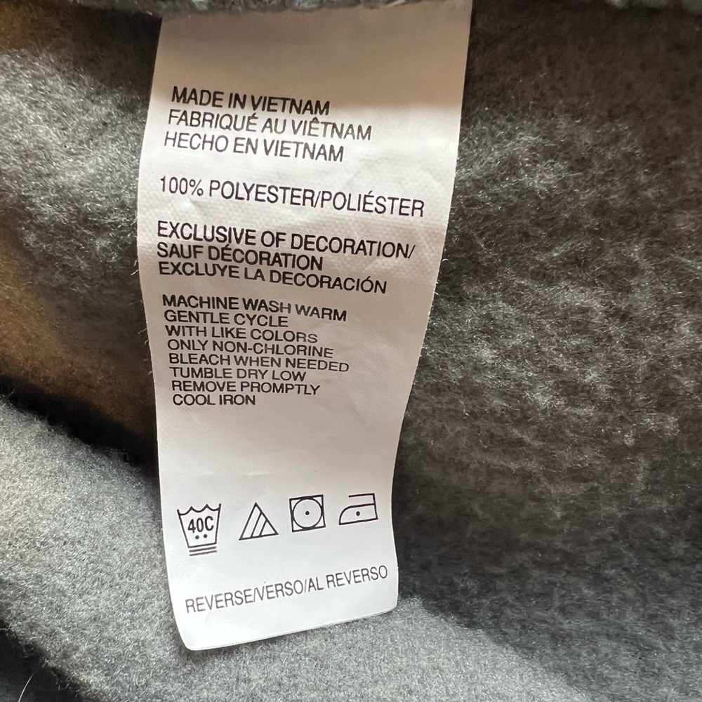 Timberland Men's Charcoal Fleece Vest - Picture 4 of 4